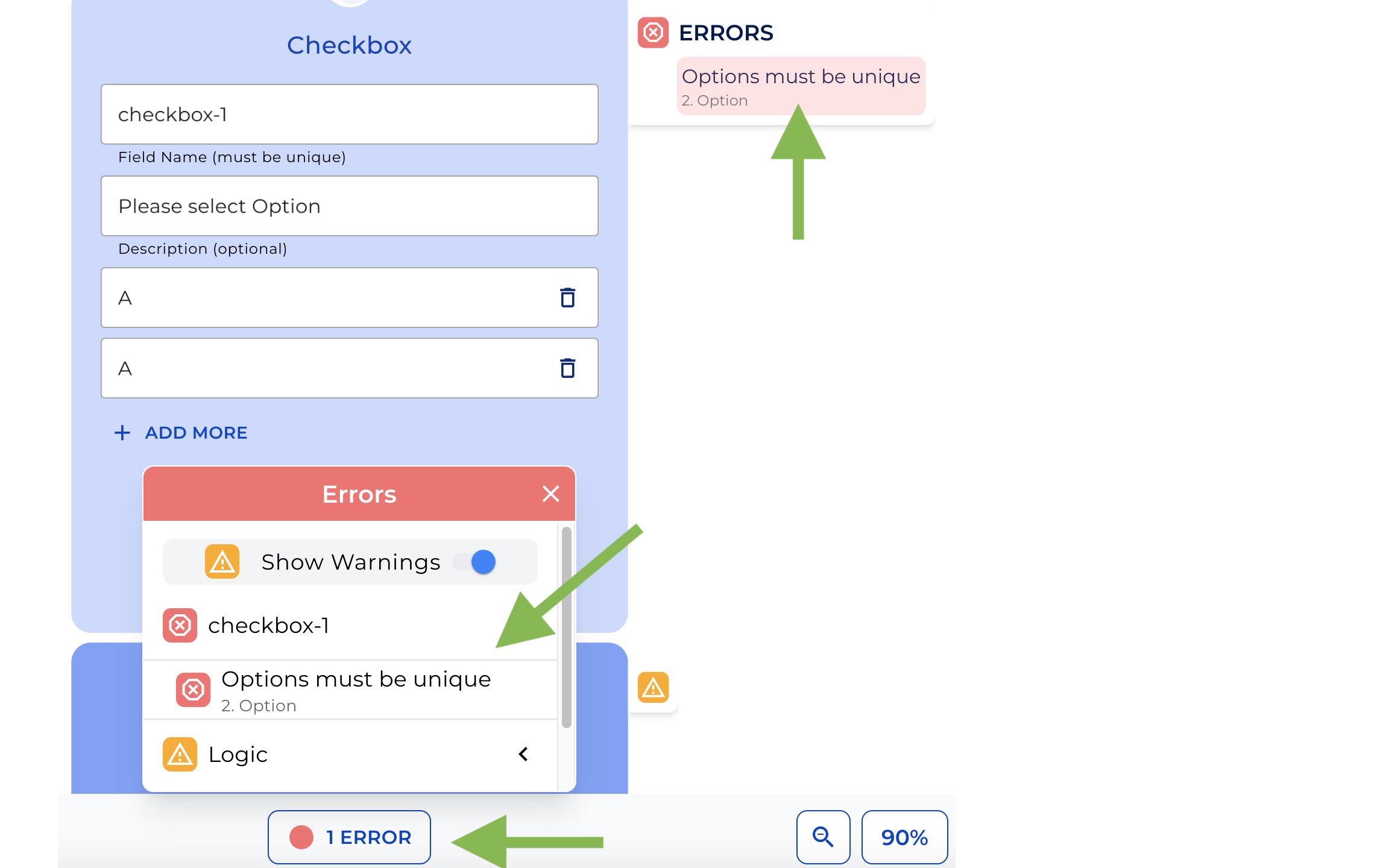 Error Messages: Fix Legal Bot Errors & Warnings in e!