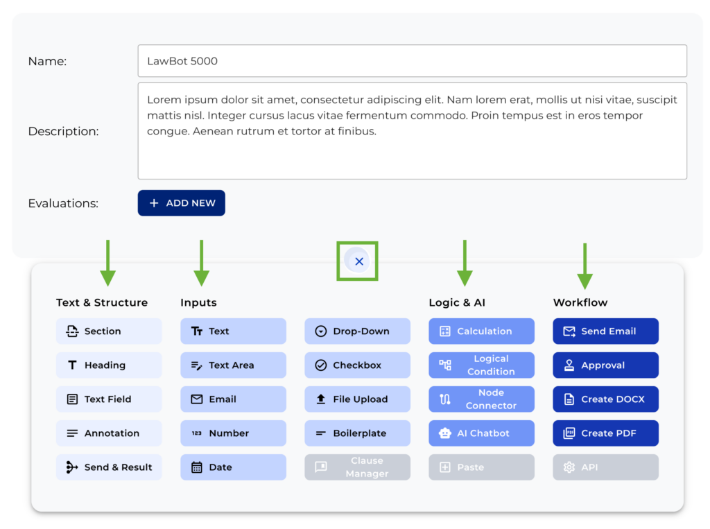 Getting Started with e!: No-Code Legal Bot Canvas Guide