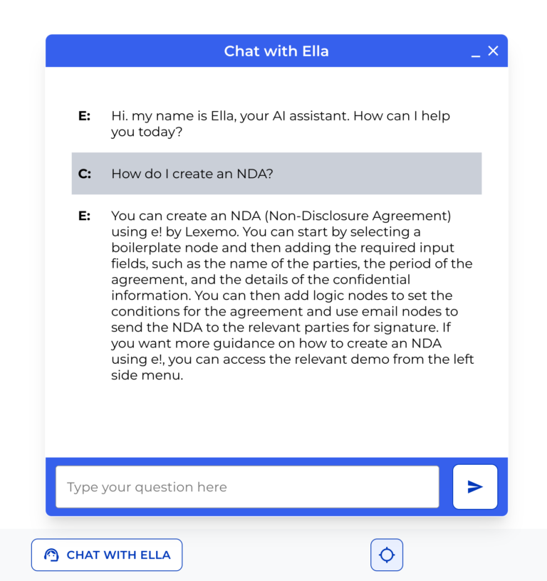 Getting Started with e!: No-Code Legal Bot Canvas Guide