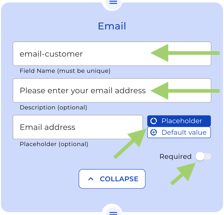How to Add an Email Input Field to a Legal Bot in e!
