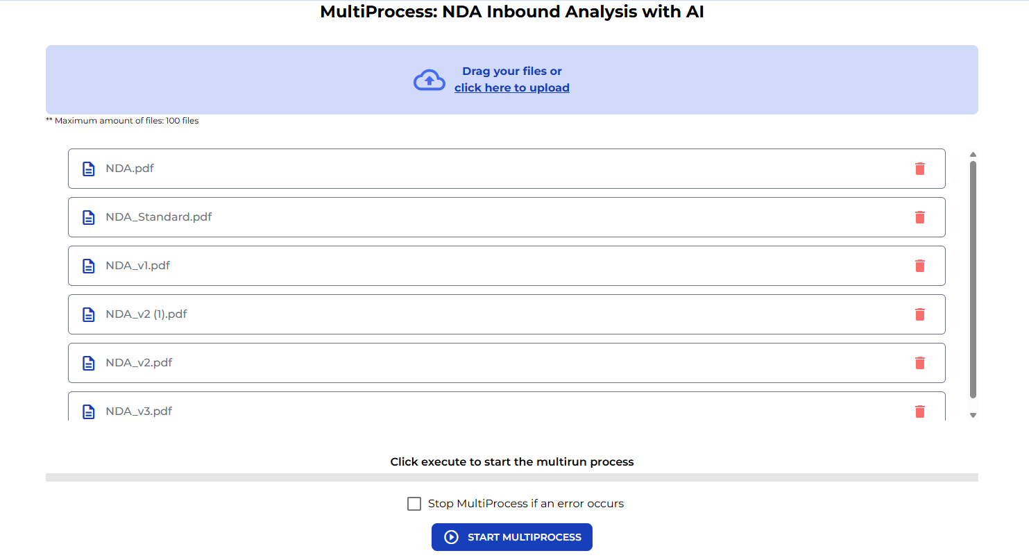 MultiProcess in e!: Bulk Legal Document Processing Explained