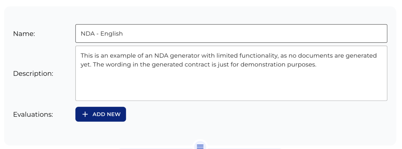 NDA Generator: Automate NDA Creation with No-Code in e!